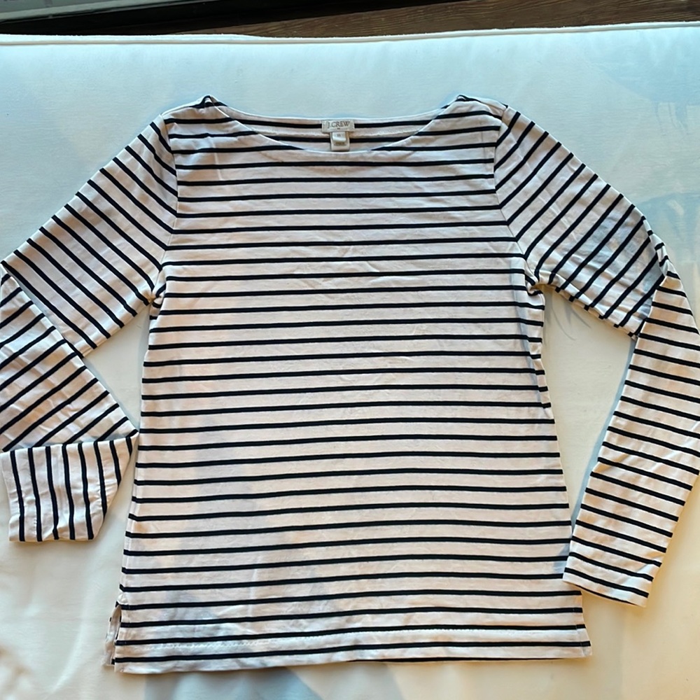 JCrew Brighton striped shirt